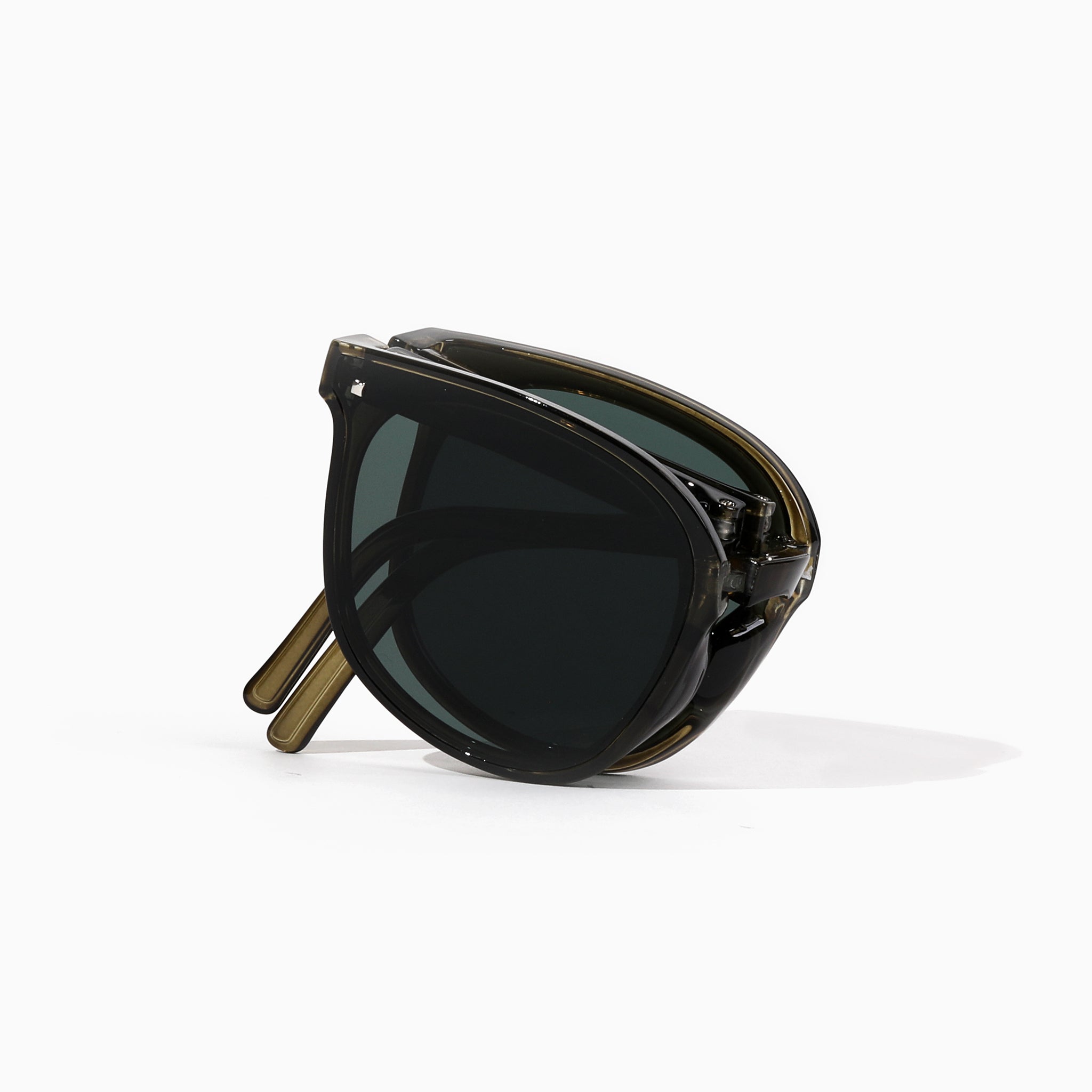 Dawn - Olive Twist Foldable Sunglasses